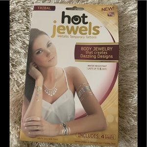 Metallic temporary tattoos - Hot Jewels